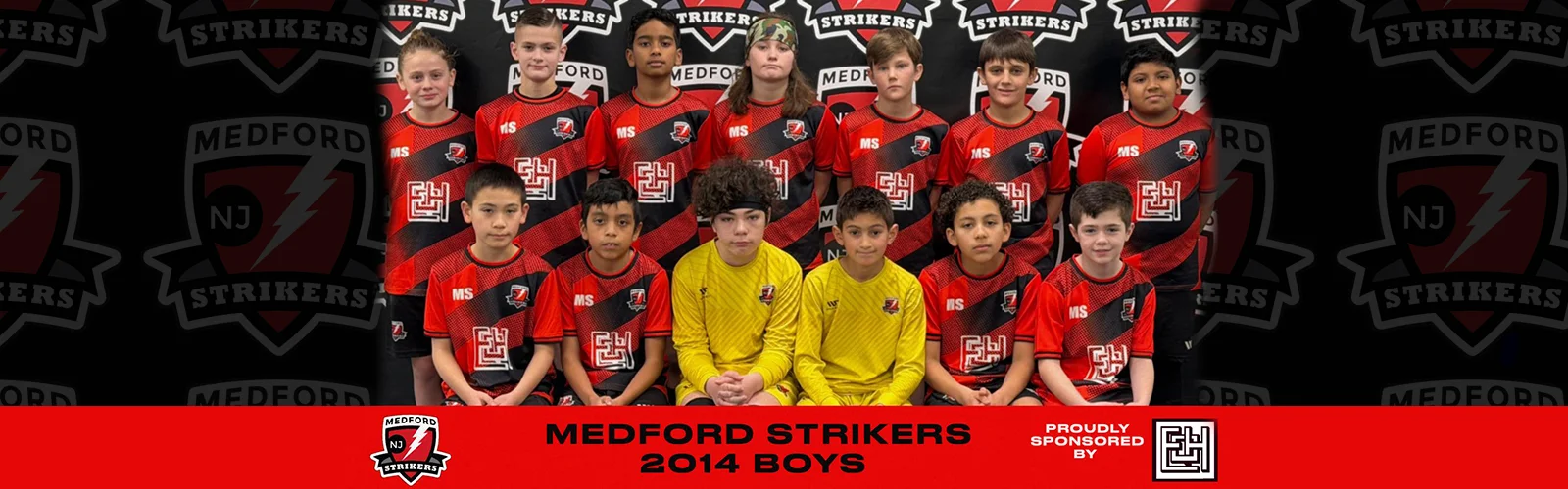 Medford Strikers youth soccer team group photo